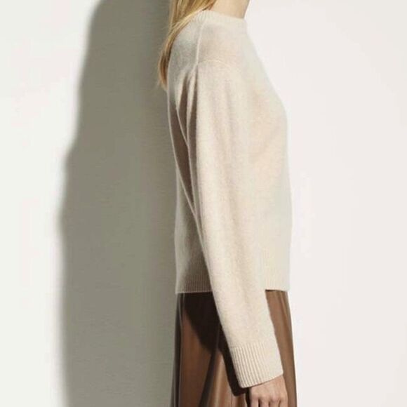 Vince Cashmere Drop Shoulder Mock Neck - Picture 3 of 8